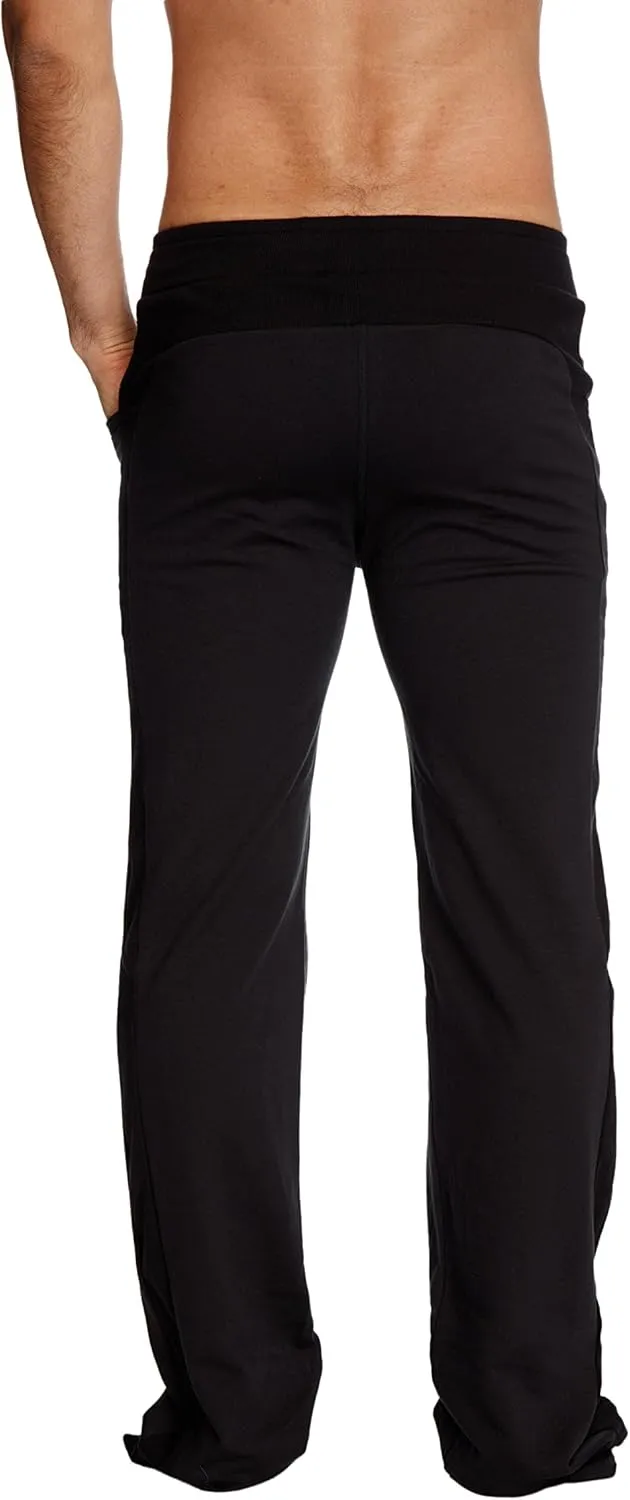 4-rth Men's Eco-Track Sweat & Yoga Gym Pant Modal French Terry Made in America Caliifornia Stretch Fit European style