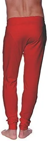 4-rth Men's Long Cuffed Jogger Yoga Sweat Pant Modal French Terry Made in America Caliifornia Stretch Fit European Style