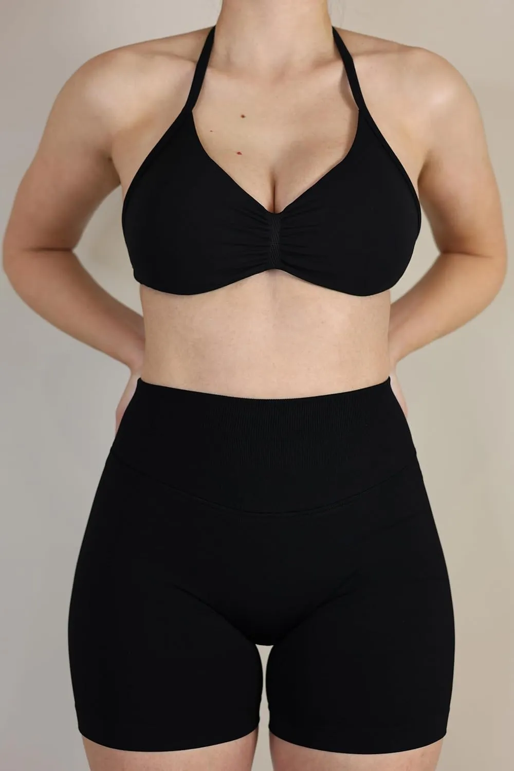 AUROLA Influence Workout Shorts for Women,2.5 3.5 4.5 5.5 6.5 No Roll Up Squat Proof Scrunch Seamless Compression Gym Short