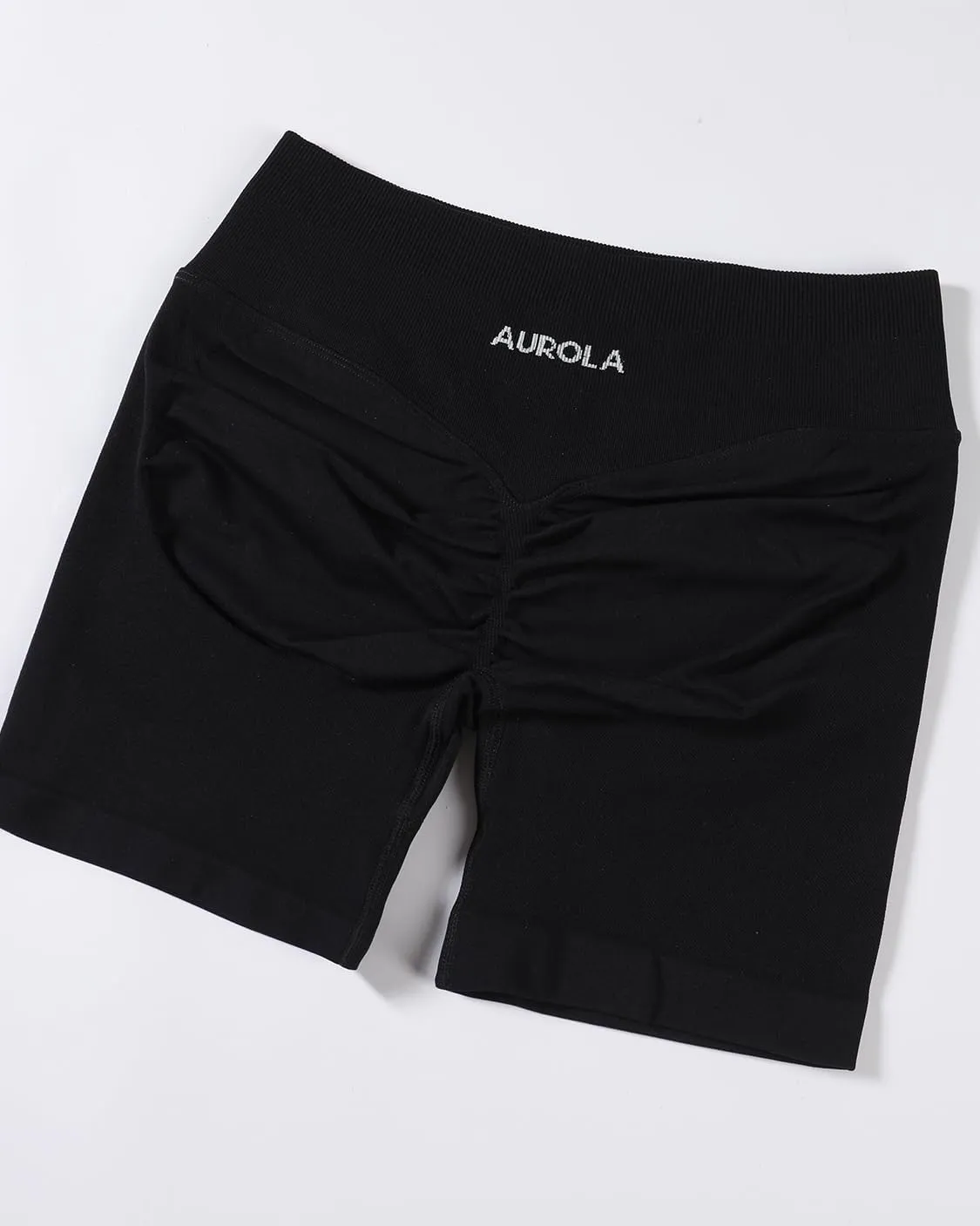AUROLA Influence Workout Shorts for Women,2.5 3.5 4.5 5.5 6.5 No Roll Up Squat Proof Scrunch Seamless Compression Gym Short