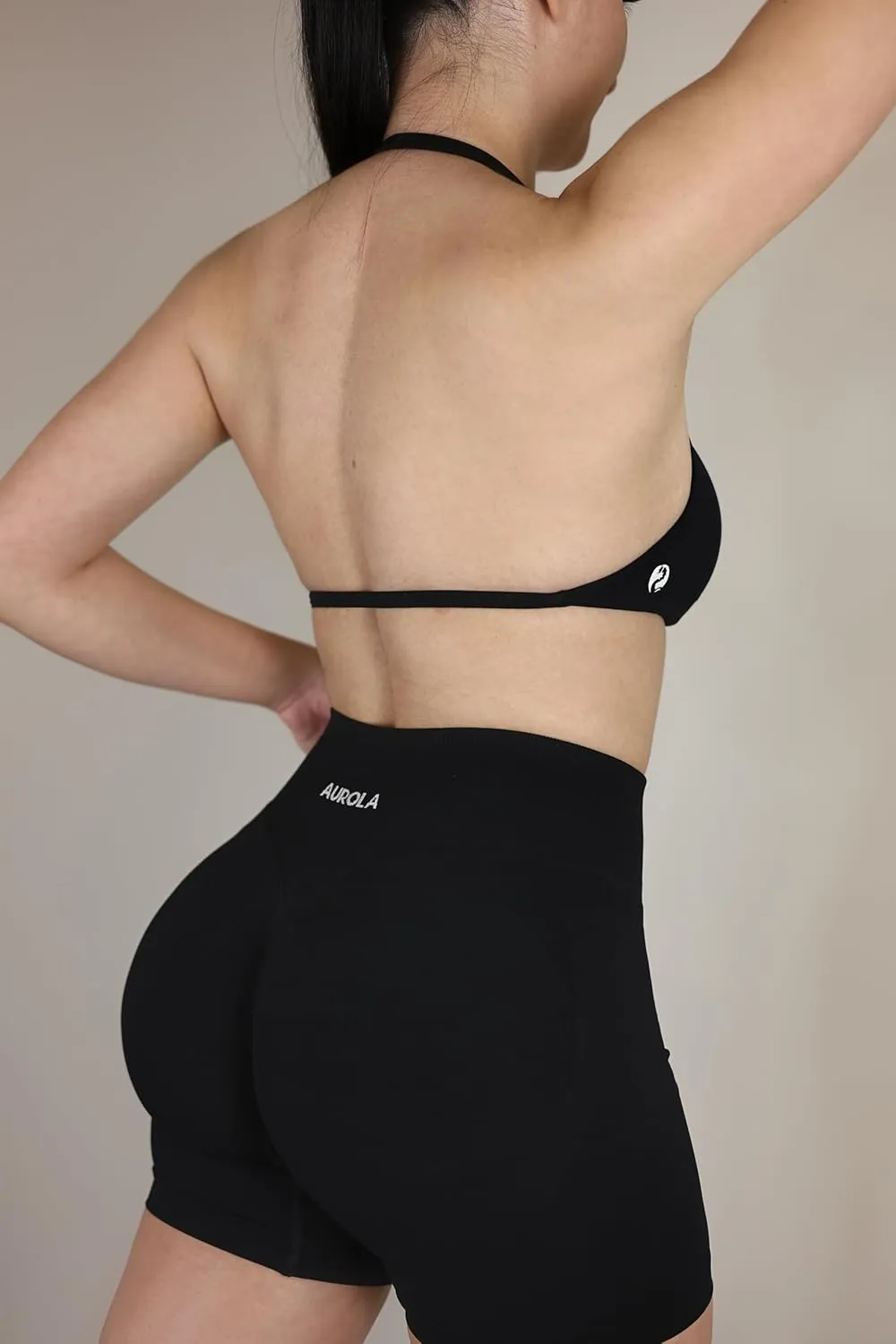 AUROLA Influence Workout Shorts for Women,2.5 3.5 4.5 5.5 6.5 No Roll Up Squat Proof Scrunch Seamless Compression Gym Short