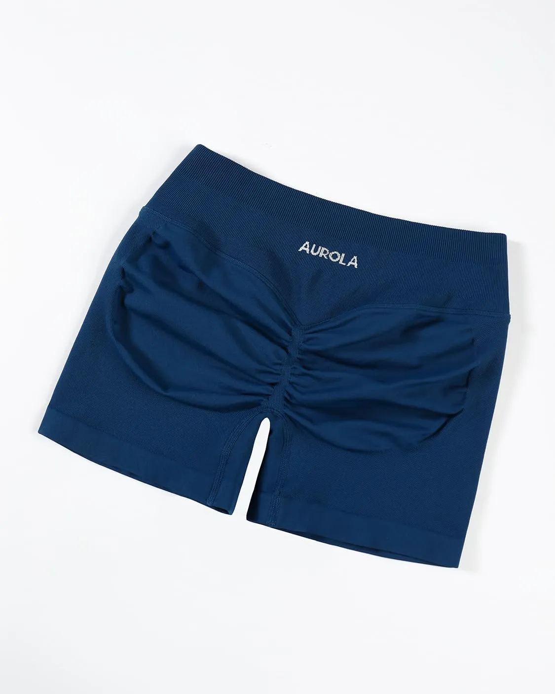 AUROLA Influence Workout Shorts for Women,2.5 3.5 4.5 5.5 6.5 No Roll Up Squat Proof Scrunch Seamless Compression Gym Short