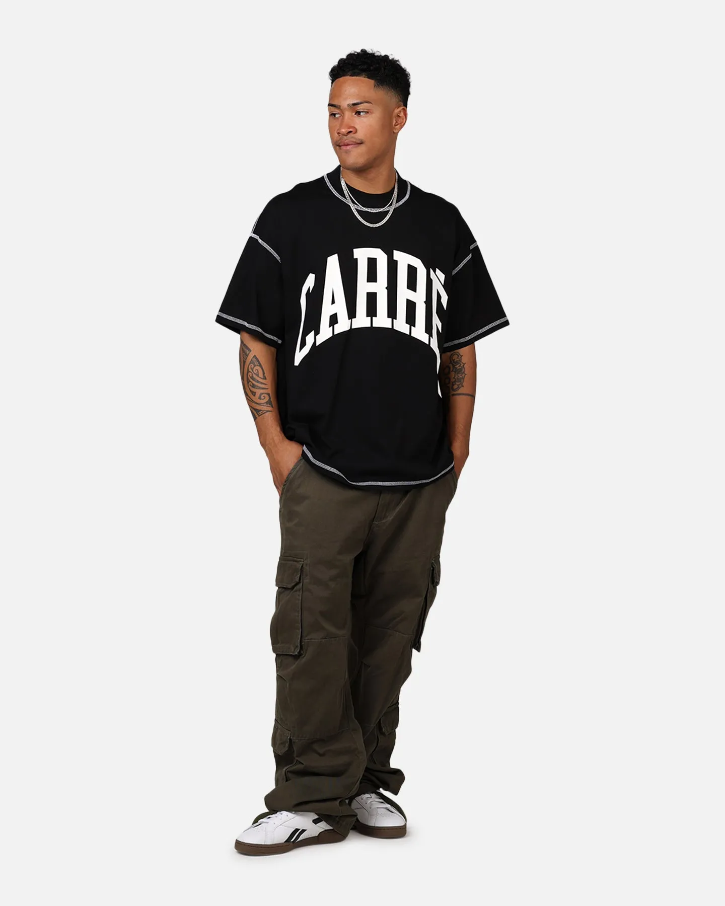 Carre Con-Arch Oversized T-Shirt Black