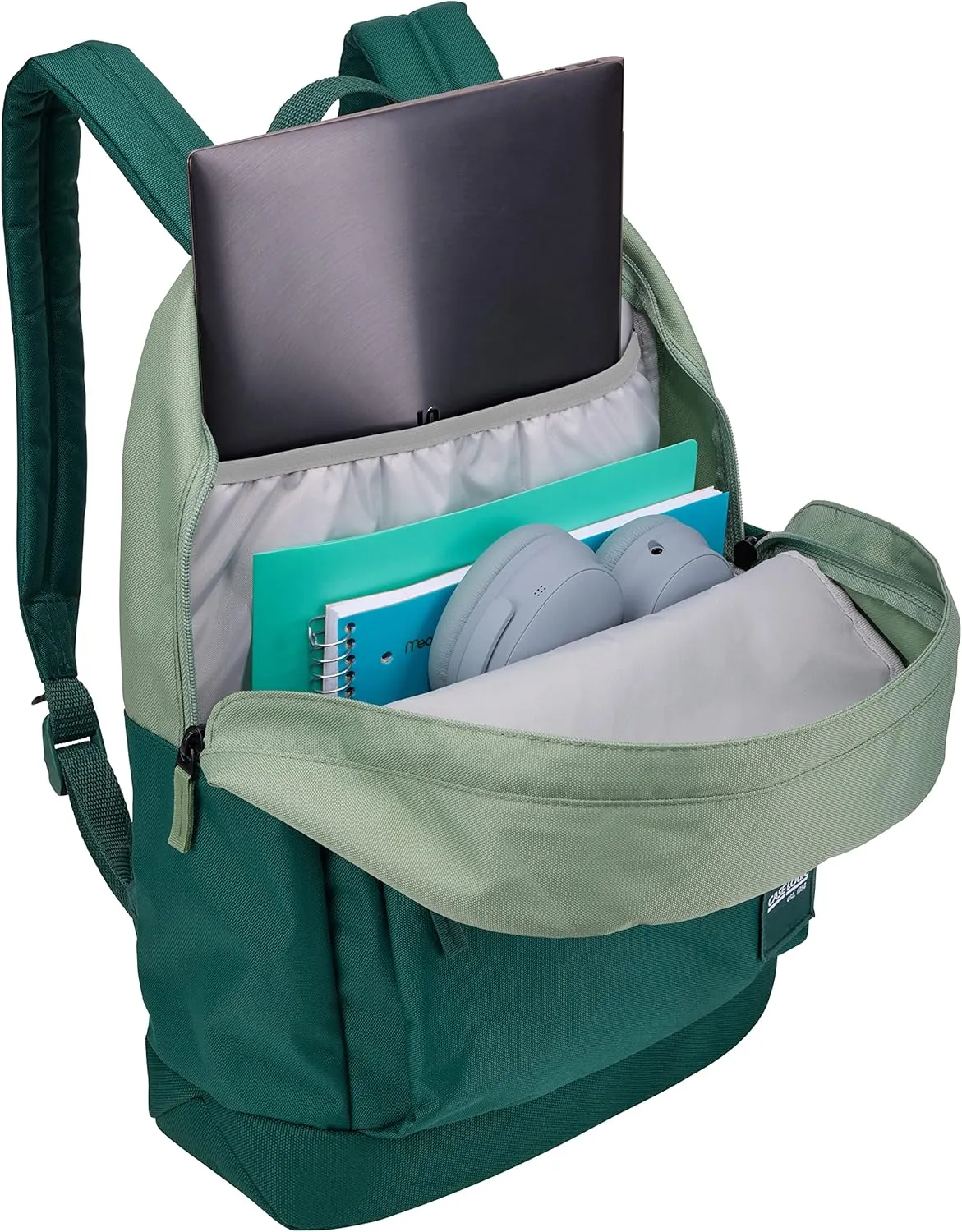 Case Logic Commence Recycled Backpack, Islay Green/Smoke Pine