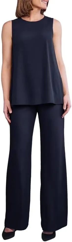 Chiffon 3 Pieces Outfit Sets Plus Size Long Sleeve Formal Wedding Guest Outfit Mother of The Bride Pantsuit
