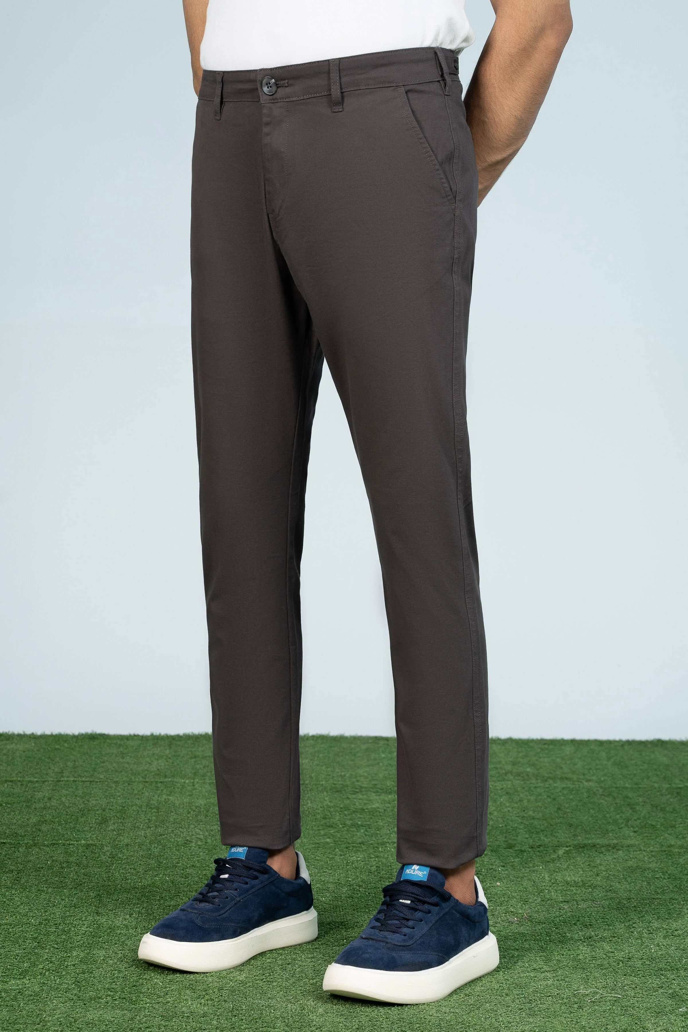CROSS POCKET CASUAL PANT DARK GREY