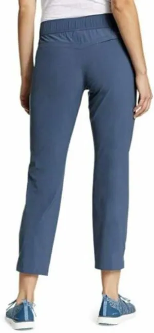 Eddie Bauer Women's Ladies' Departure Ankle Pants,(Dusted Indigo -X-Large)