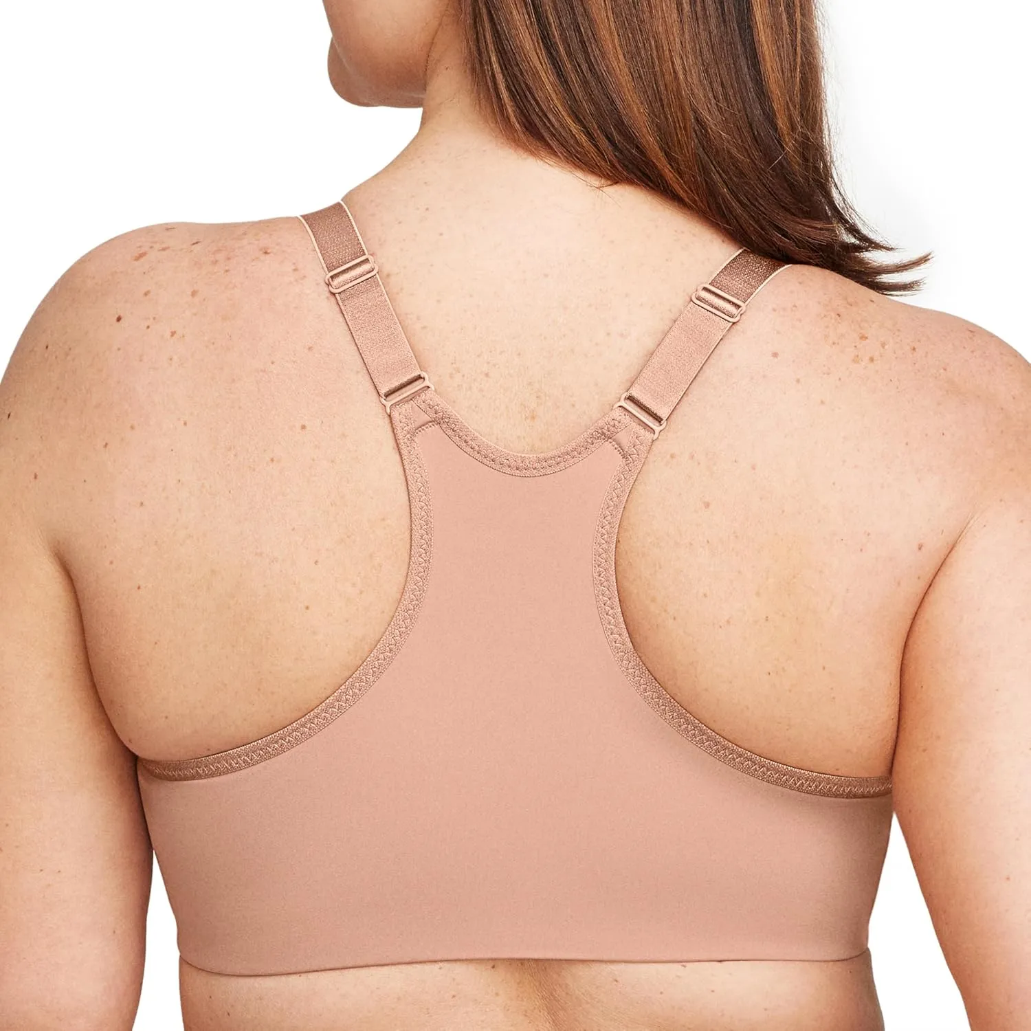 Glamorise Women's Plus Size Front-Closure Wonderwire Bra Underwire #1247