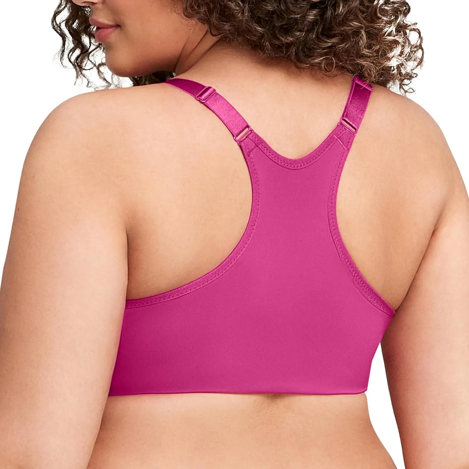 Glamorise Women's Plus Size Front-Closure Wonderwire Bra Underwire #1247