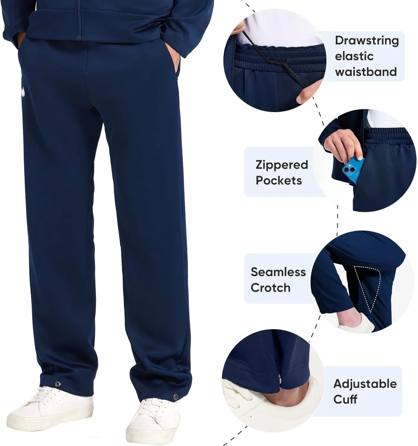 HOTSUIT Sweat Suits Men Tracksuit for Men Sweatsuits 2 Piece Set Track Suits Jogging Casual Outfits Hoodie Athletic Full Zip
