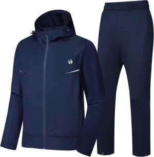 HOTSUIT Sweat Suits Men Tracksuit for Men Sweatsuits 2 Piece Set Track Suits Jogging Casual Outfits Hoodie Athletic Full Zip
