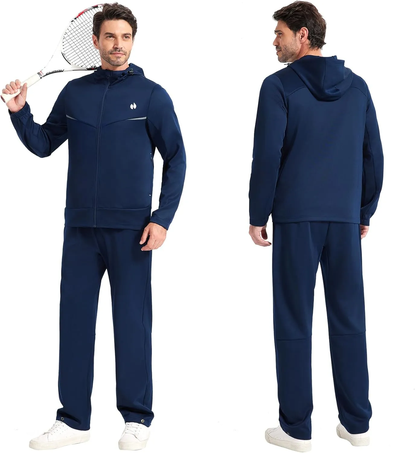 HOTSUIT Sweat Suits Men Tracksuit for Men Sweatsuits 2 Piece Set Track Suits Jogging Casual Outfits Hoodie Athletic Full Zip