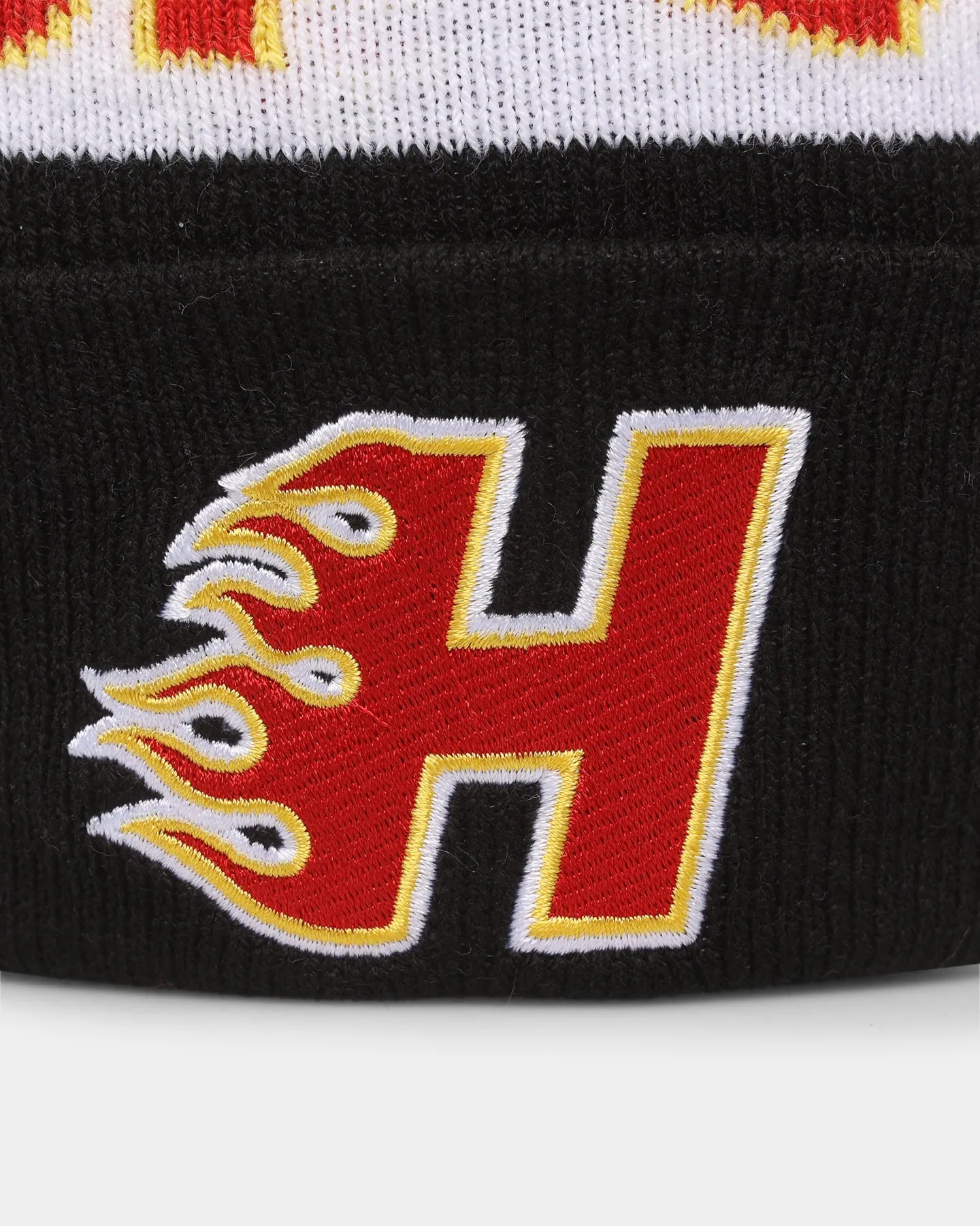 HUF Enforcer Pom Beanie Black