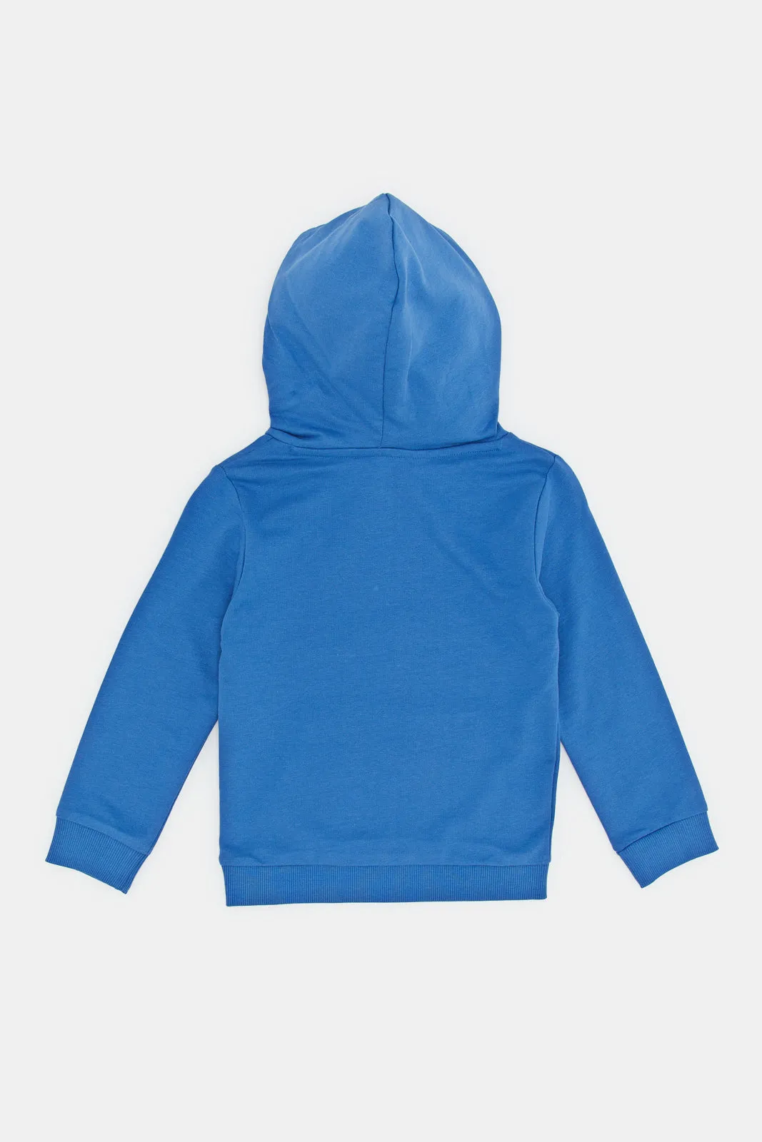 Infant Boys Blue Hooded Sweatshirt