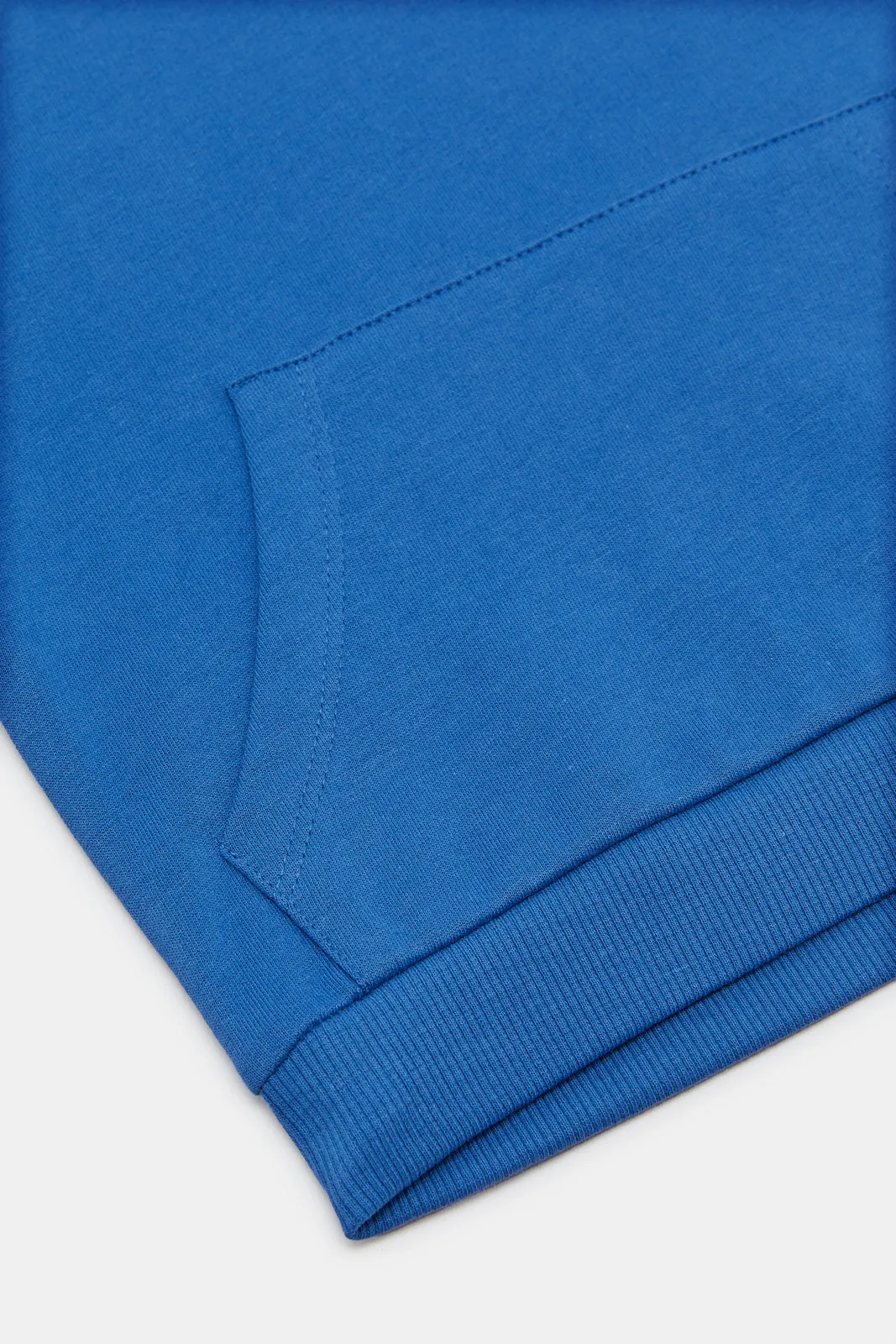 Infant Boys Blue Hooded Sweatshirt
