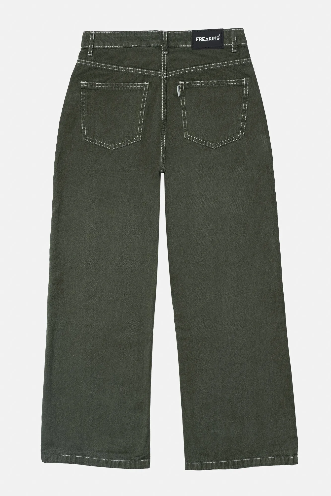 Juniper Contrast Wide Jeans
