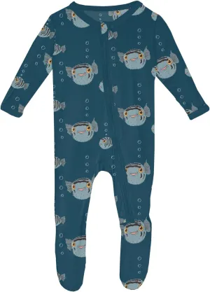 KicKee Pants Unisex Baby 2 Way Zipper