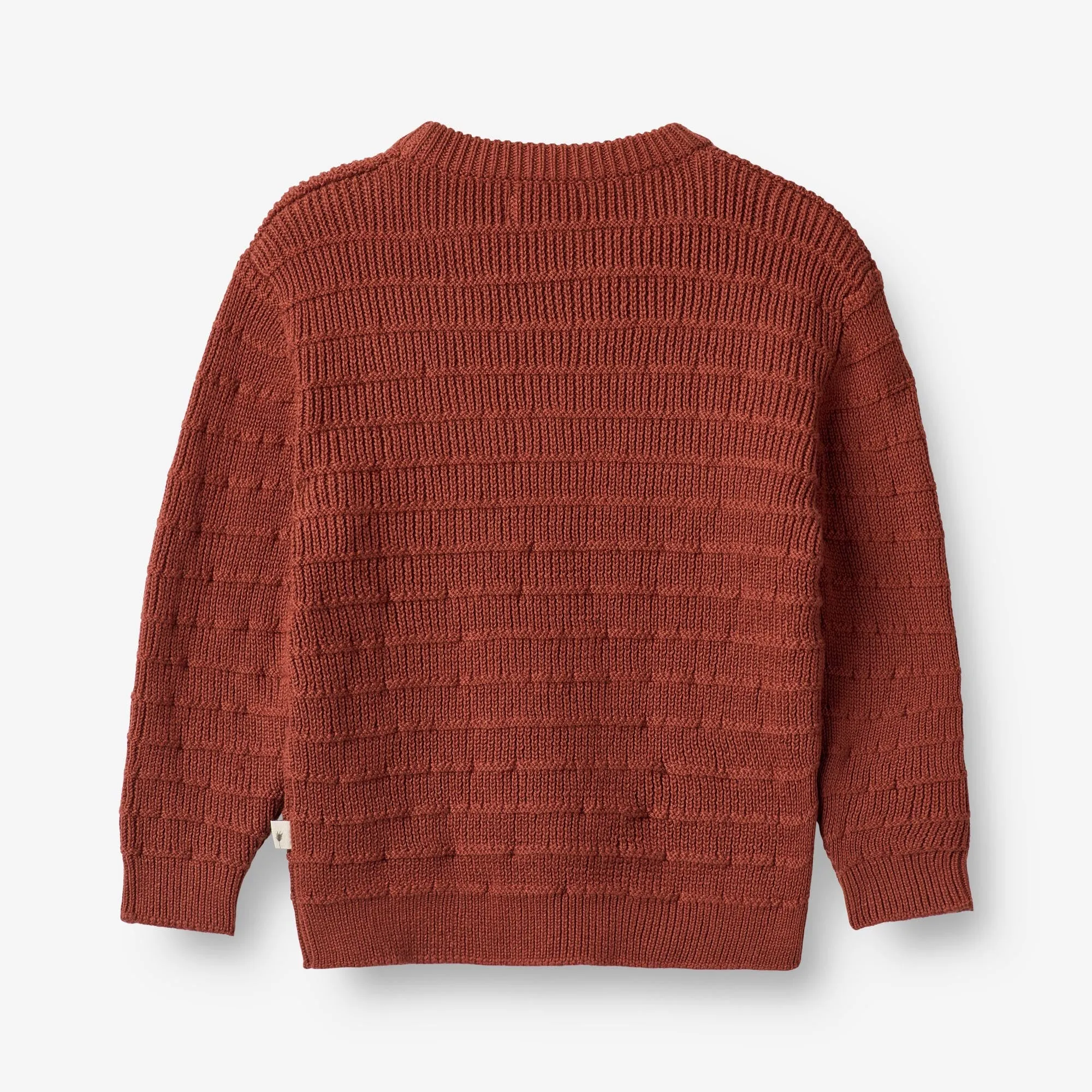 Knit Pullover Petro - red