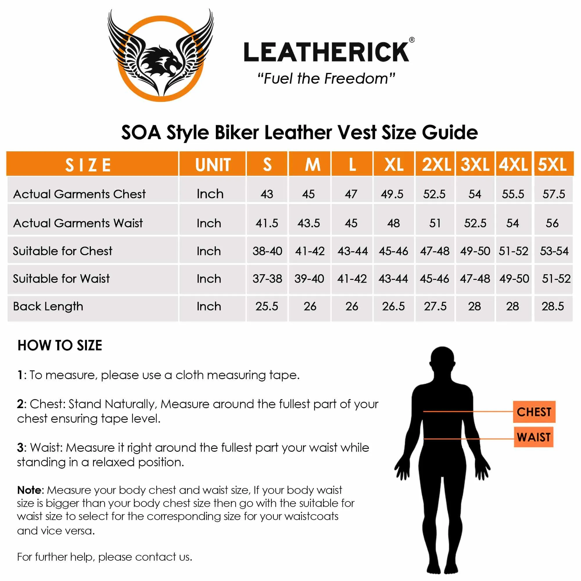 Leatherick SOA Leather Biker Vest