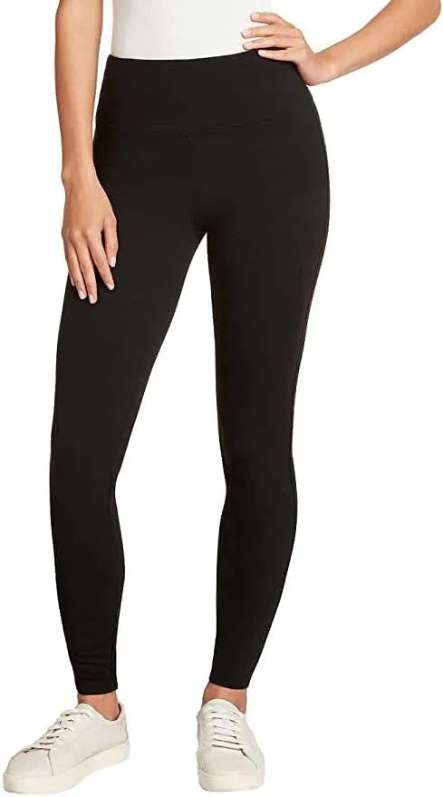 Max & Mia Women's Legging Pants (Black, XX-Large)