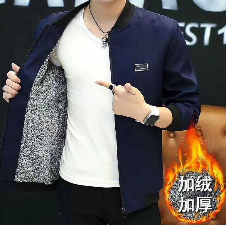 Men's Bomber Zipper Jacket