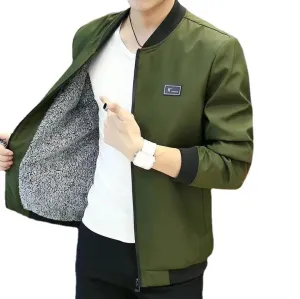 Men's Bomber Zipper Jacket