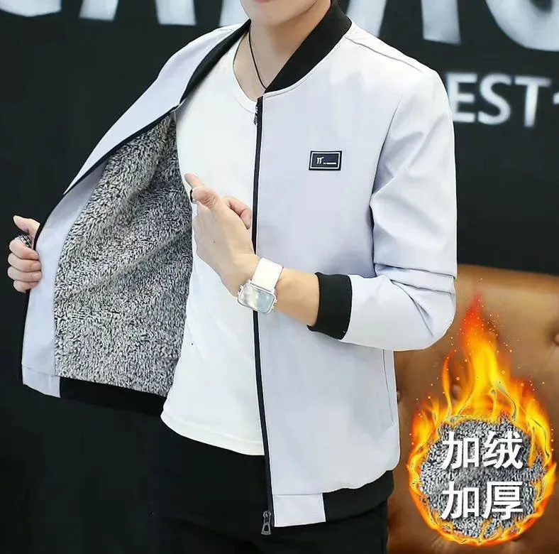 Men's Bomber Zipper Jacket