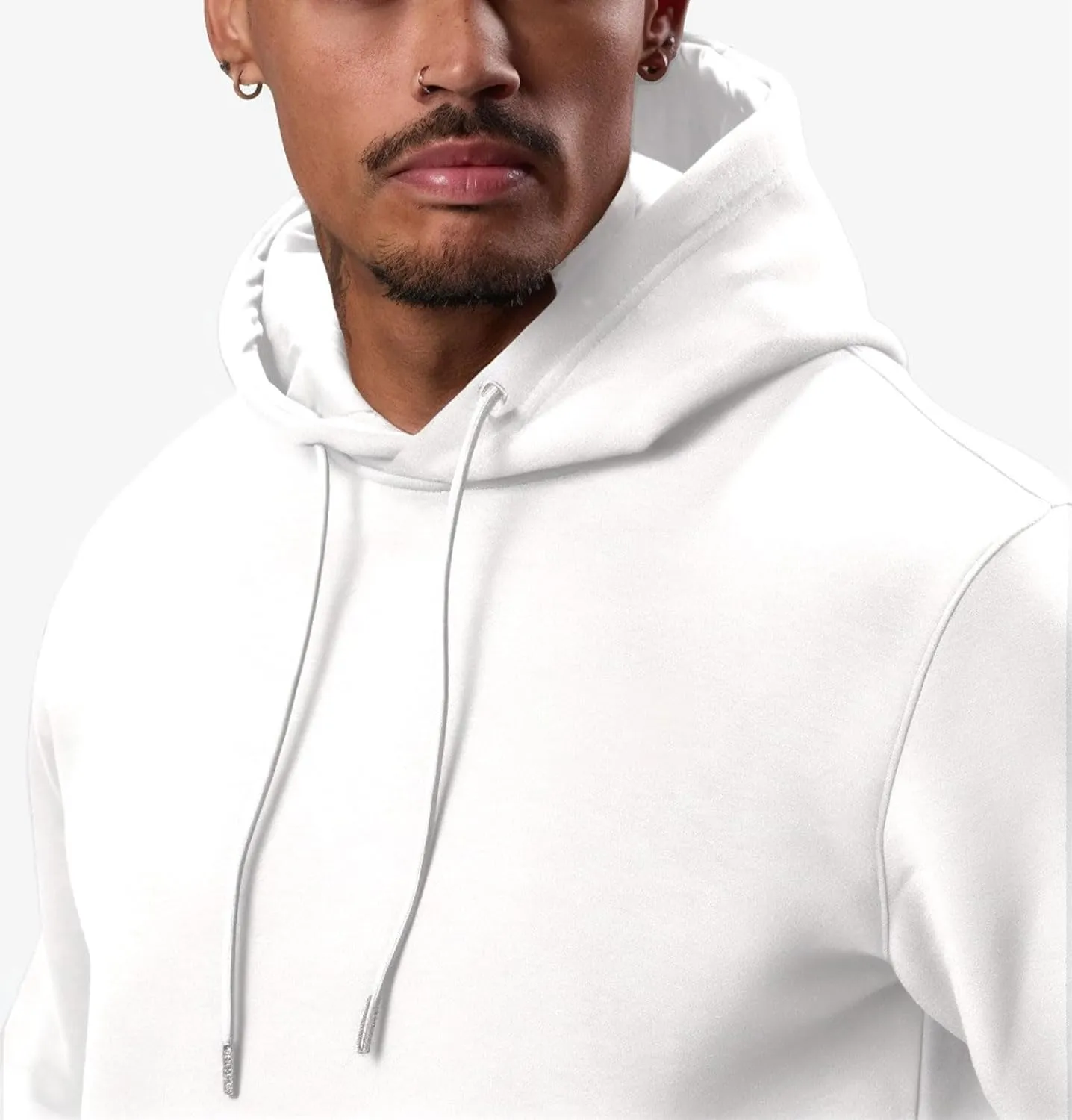 Men's Tacksuit 2-Piece Active Set:Fleece Pullover Sweatshirt and Sweatpants,Jogging Sweatsuit Outfit