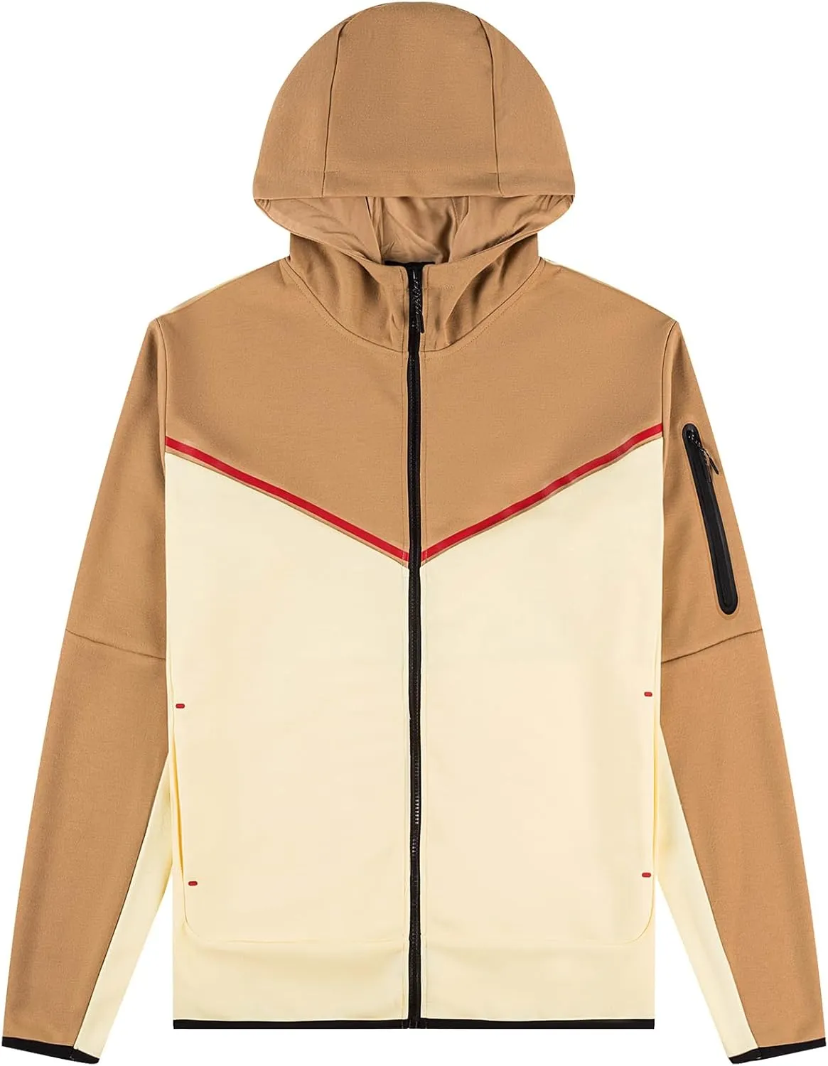 Men's Tracksuits Sweatsuits For Men Hooded Tracksuit Sweatsuit Long Sleeve Full-Zip Jogging Sweatpants 2 Piece