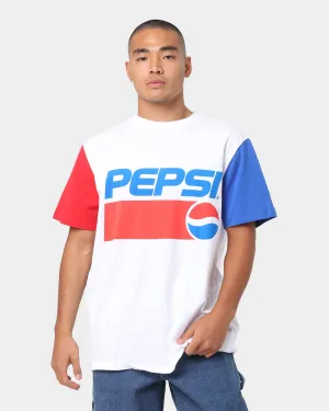 Nana Judy Pepsi Contrast Sleeve T-Shirt White