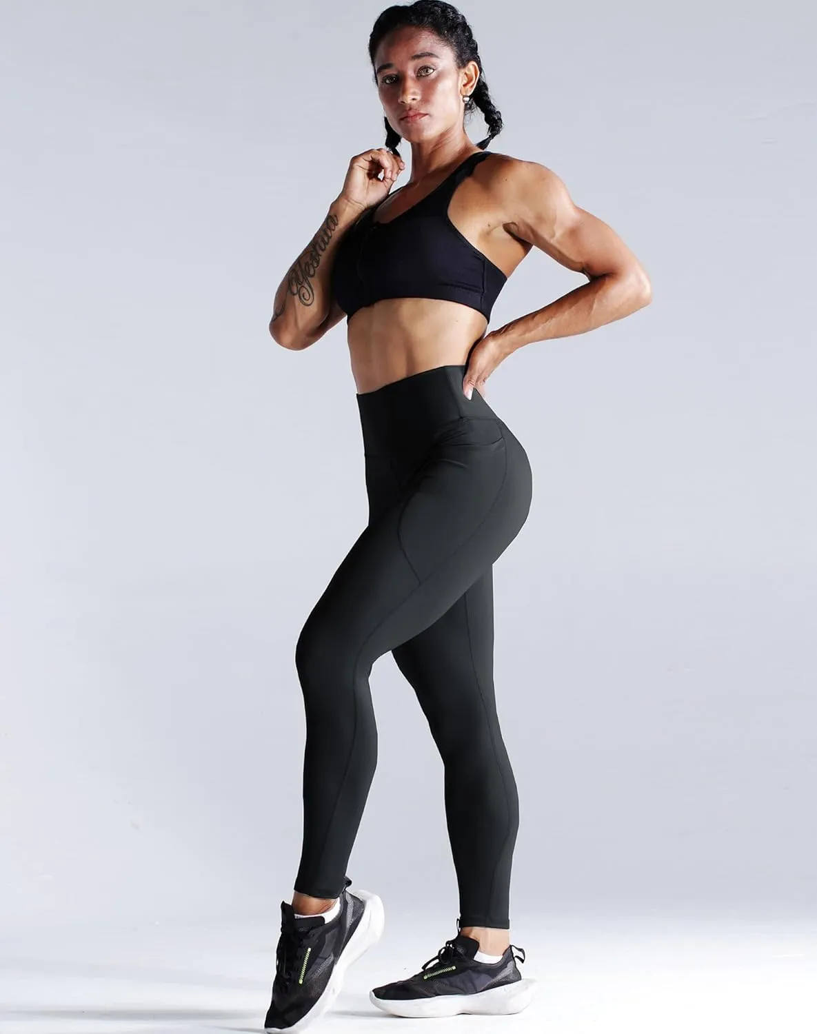 NELEUS High Waist Running Workout Leggings for Yoga with Pockets