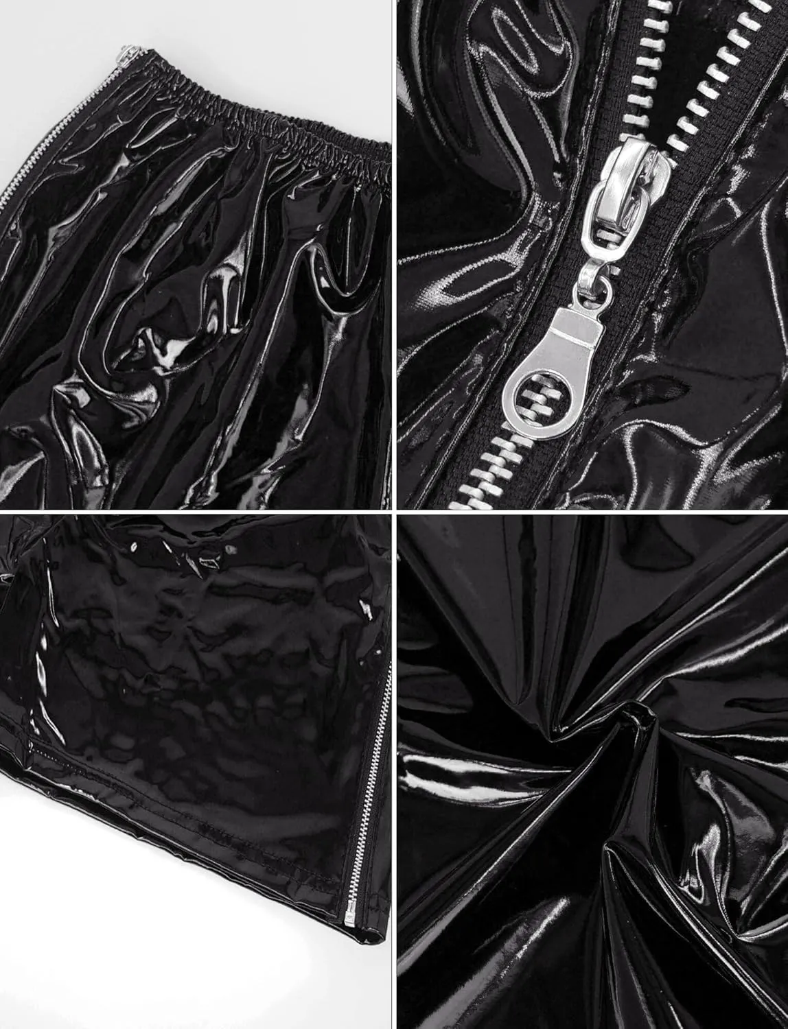 Panegy Men's Tight Faux Leather Shorts Boxer Briefs Cheecky Underwear Bikini Panties