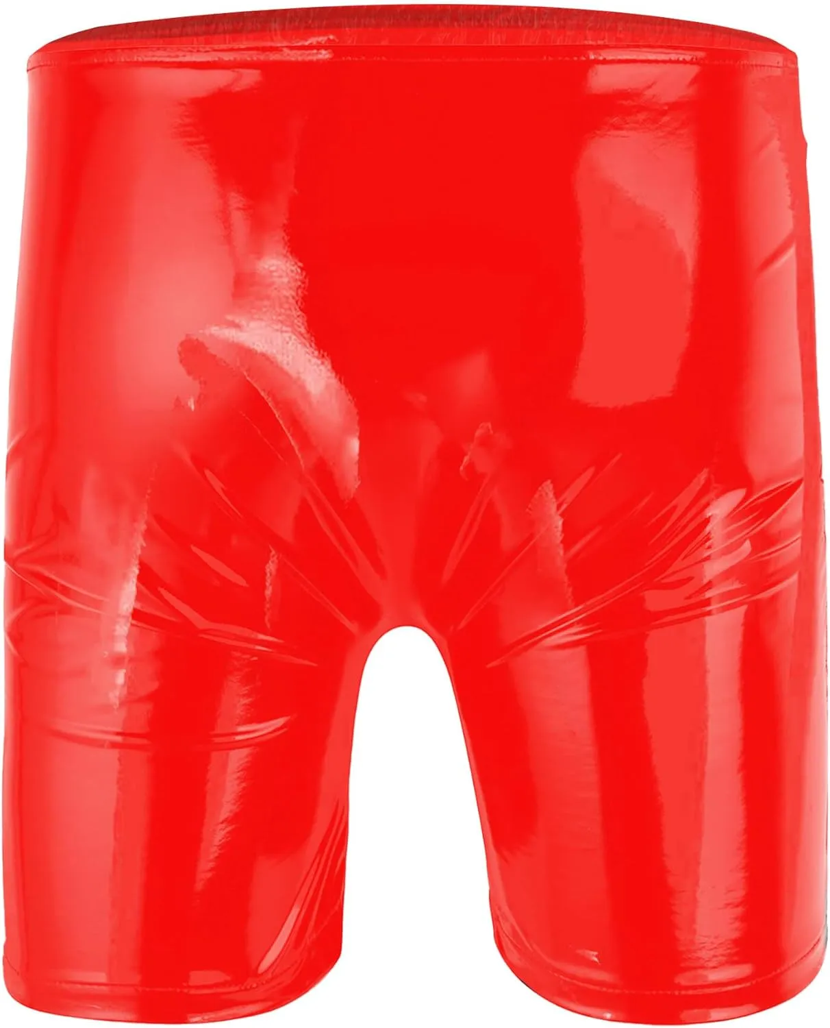 Panegy Men's Tight Faux Leather Shorts Boxer Briefs Cheecky Underwear Bikini Panties