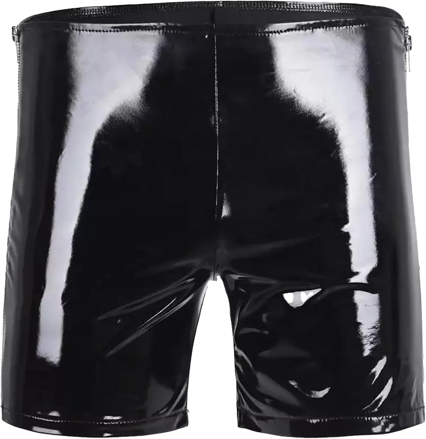 Panegy Men's Tight Faux Leather Shorts Boxer Briefs Cheecky Underwear Bikini Panties