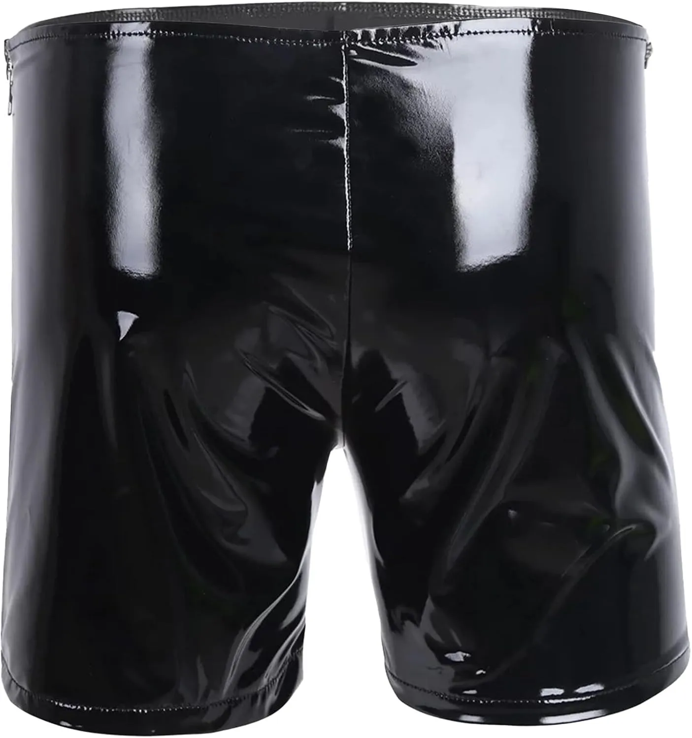 Panegy Men's Tight Faux Leather Shorts Boxer Briefs Cheecky Underwear Bikini Panties
