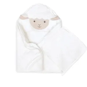 Petit Lamb Towel & Washcloth Set