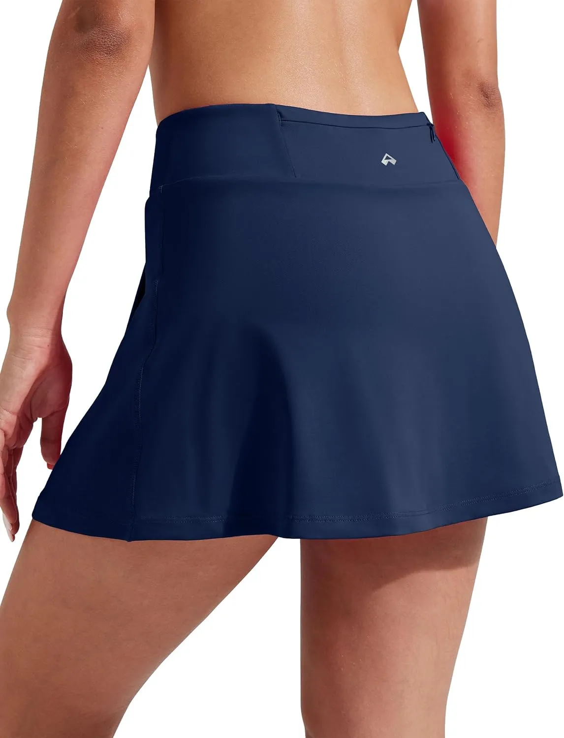 Pioneer Camp Women's 14" Tennis Skirts High Waisted Athletic Golf Skort with Shorts 3 Pockets for Pickleball Workout Running