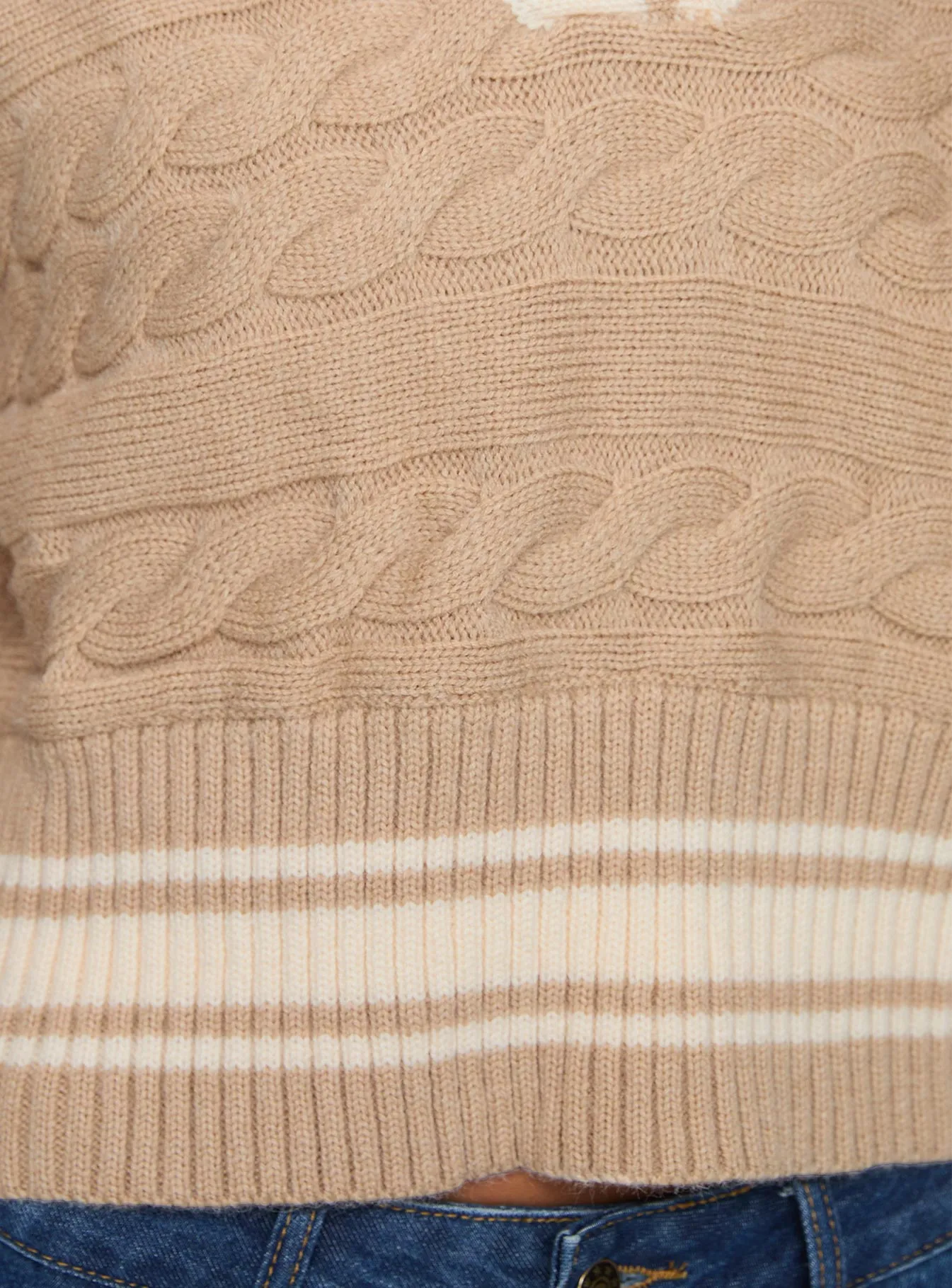 Polaris Knit Sweater Beige