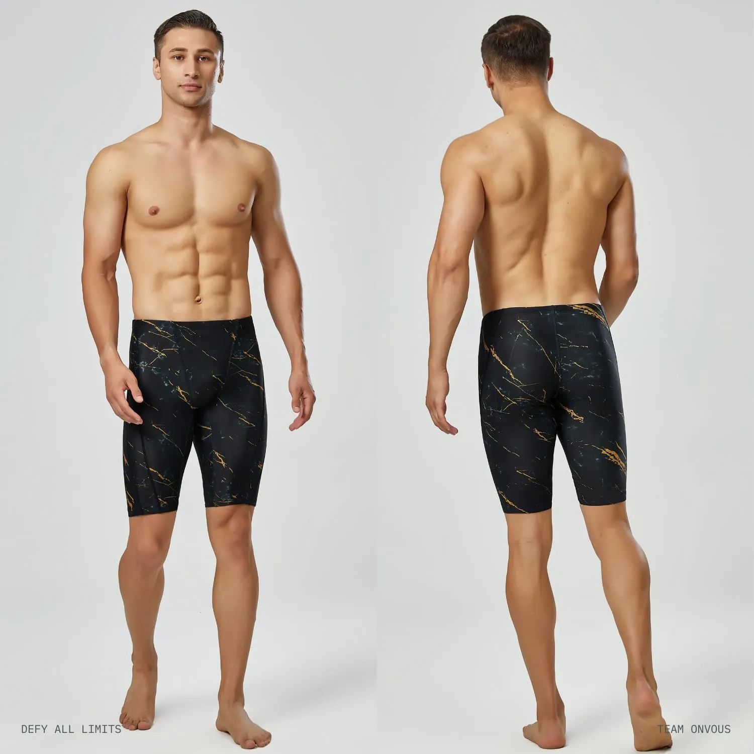 Pro Series Swim Jammers for Men | Men's Athletic Swimwear Jammer | Mens Jammer for Swimming | Mens Swim Jammers Size 28-38