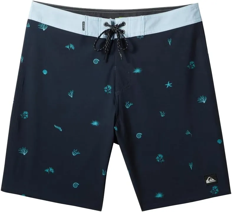 Quiksilver Men's Standard Surfsilk Straight Leg 19 Boardshorts Swim Trunk