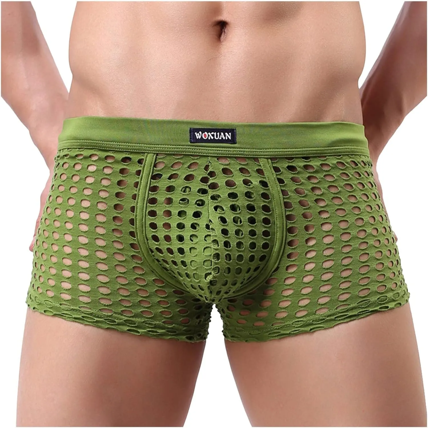 RTTUIOP Boxer Briefs for Men Pack Sexy Workout Coloured Pant Mens Expandable Waist Airoft Trousers Cotton Sheath Shorts