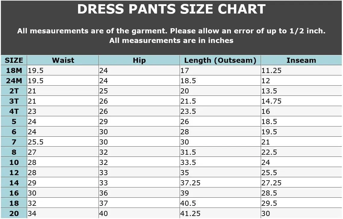 Spring Notion Boys' Flat Front Dress Pants