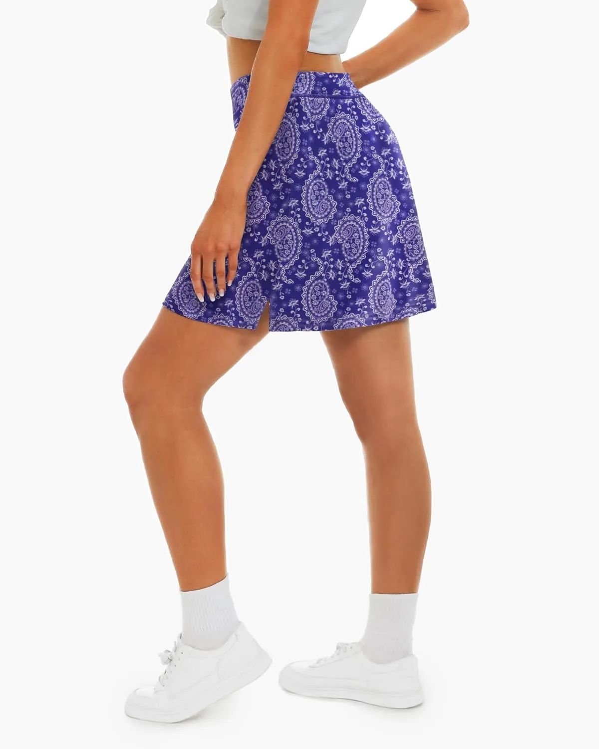 Stelle Women's Athletic Skorts 17" Golf Skirts Inner Shorts Tennis Skort with 2 Pockets Running Sports Pickleball Skirt