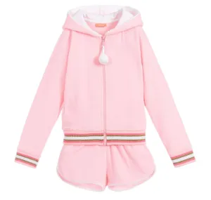 SUNUVA~ 2 pc Terry hoodie/short set