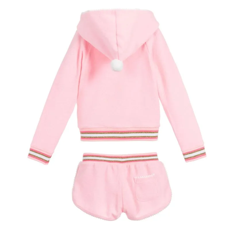 SUNUVA~ 2 pc Terry hoodie/short set