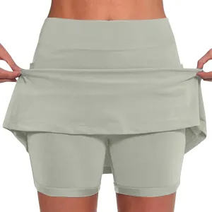 TANGNADE Womens Golf Skorts Skirts Tummy Control for Women with Shorts Plus Size Athletic Tennis Skirt Summer Workout