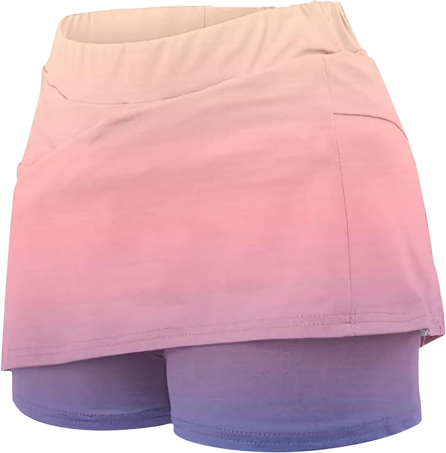 TANGNADE Womens Summer Outfits Skorts Plus Size Mid-Waisted Tennis Skirts Athletic Golf Skorts for Workout Pickleball