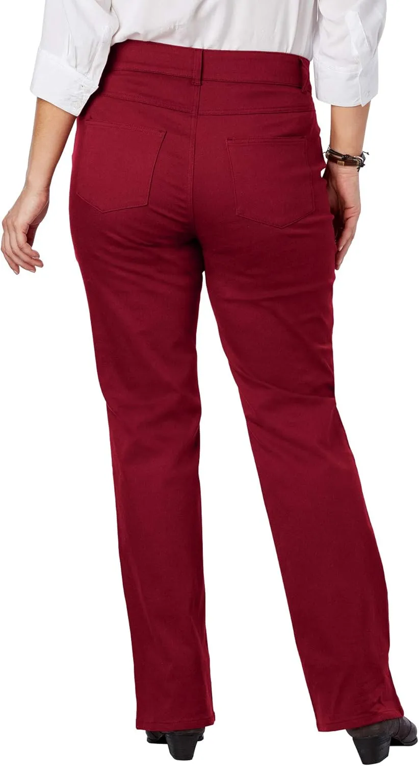 Woman Within Plus Size Secret Solutions; Tummy Smoothing Bootcut Denim Jean