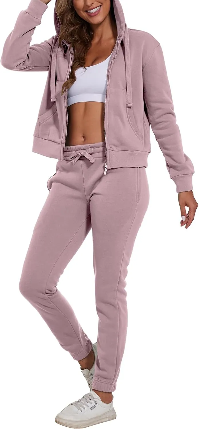 Womens 2 Piece Set Casual Tracksuits Athletic Jogging Sweat Suits Outfits for Women