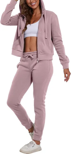 Womens 2 Piece Set Casual Tracksuits Athletic Jogging Sweat Suits Outfits for Women